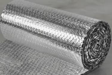 R-16 ProDex style reflective insulation in a Triton Industries metal building