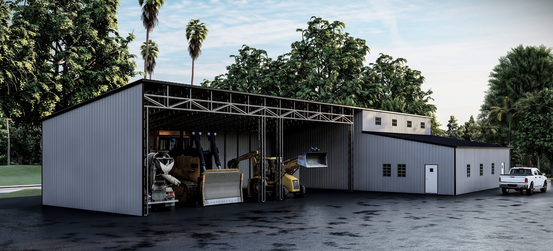 Equipment Storage Barns